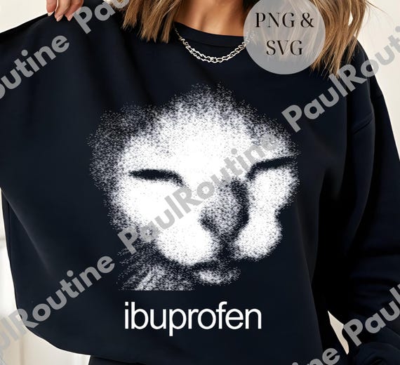 Funny Ibuprofen Cat Meme PNG, Funny Cat Shirt, Stupid Cat Gifts, Ugly Cat Shirt, Unhinged Shirt, Cringe Shirt, Inappropriate Shirt