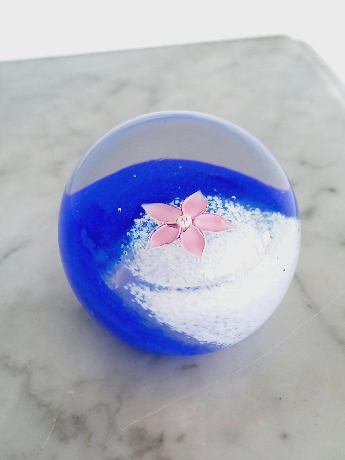 Caithness Fleur Scotland Original Glass PAPER WEIGHT PAPERWEIGHT