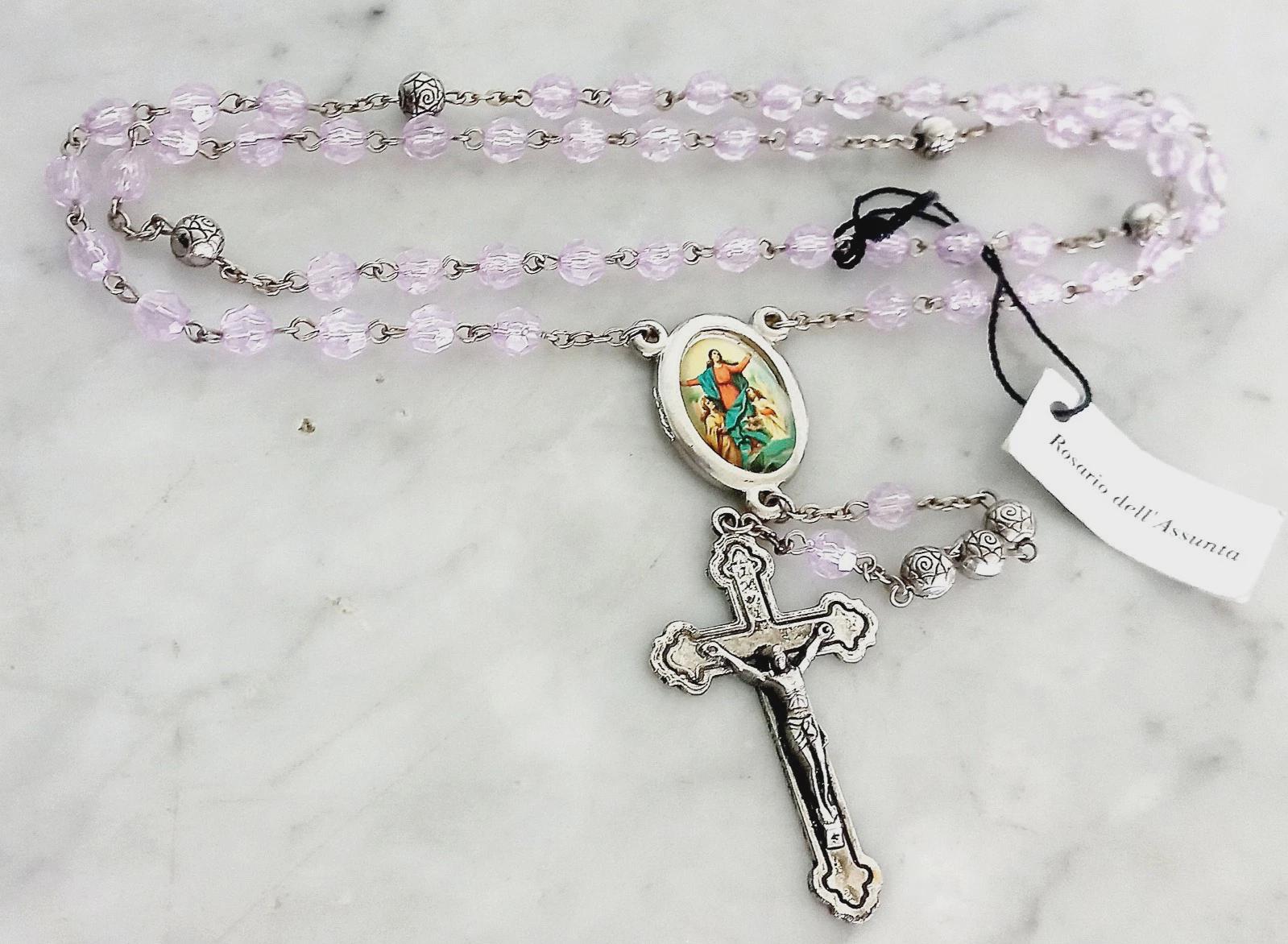 クリスマス ジャンクジャーナル 聖母マリア ヴィンテージロザリオ