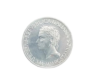ヴィンテージ イタリア 1991 500 リラ コイン ペンダント