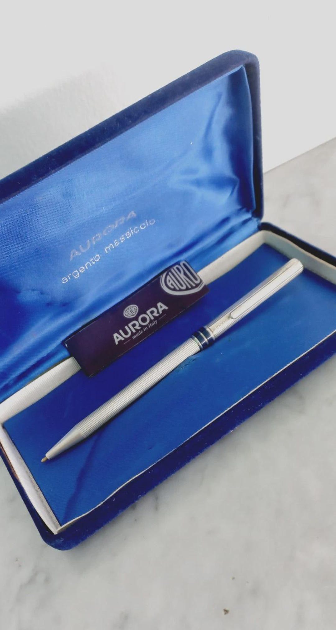 AURORA マルコポーロ ボールペン 925スターリングシルバー ギフト