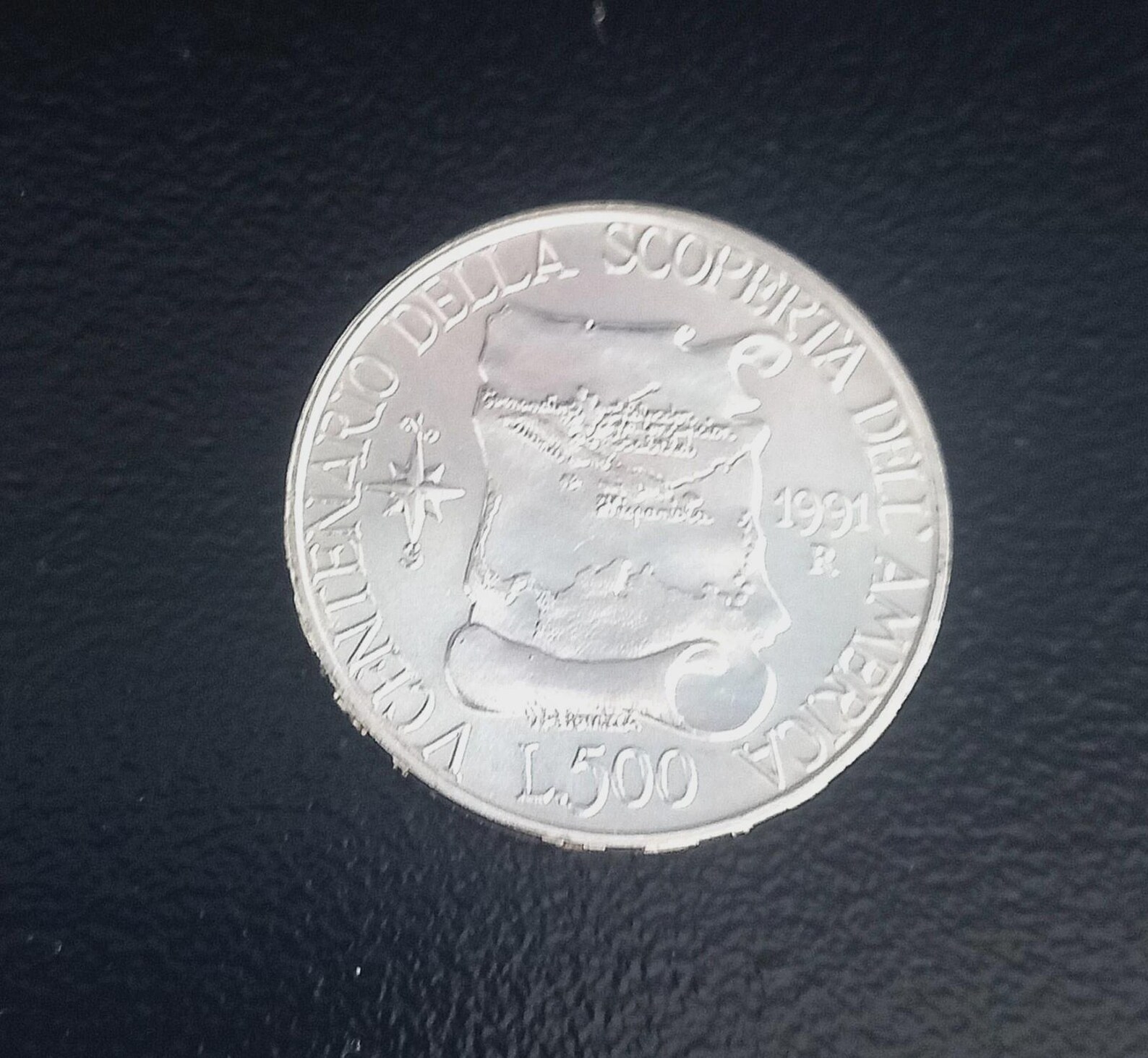 Christopher Columbus COLOMBO Italian Coin in Sterling Silver 925 Lire ...