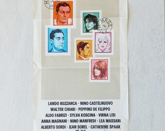 MADE IN ITALY Movie poster Original from 1965 Anna Magnani De Filippo Alberto Sordi Catherine Spaak Walter Chiari