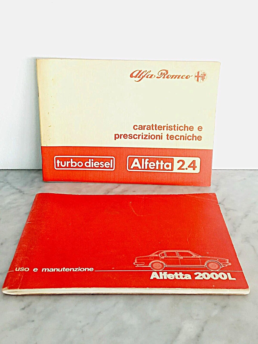 ALFA ROMEO 2 マニュアル ブック アルファ ロメオ アルフェッタ 2.4 