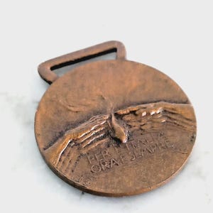 BRONZE MEDAL pendant Italy l&#39;Italia ora e sempre Original 1922 March of Rome Militaria colelctor
