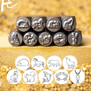 Tiere Metall Stempel, benutzerdefinierte Metall Stempel, Metall Stanzen Stempel,DIY Schmuck Stempel,Metall Branding Stempel,Bär,Hirsch