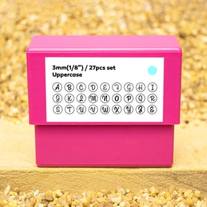 3 Sets Metal Stamping and Jewelry,Uppercase/Lowercase/Digital Metal Stamp,Metal Stamp Set,Metal Design Stamp,Supplies for Hand Stamped DIY