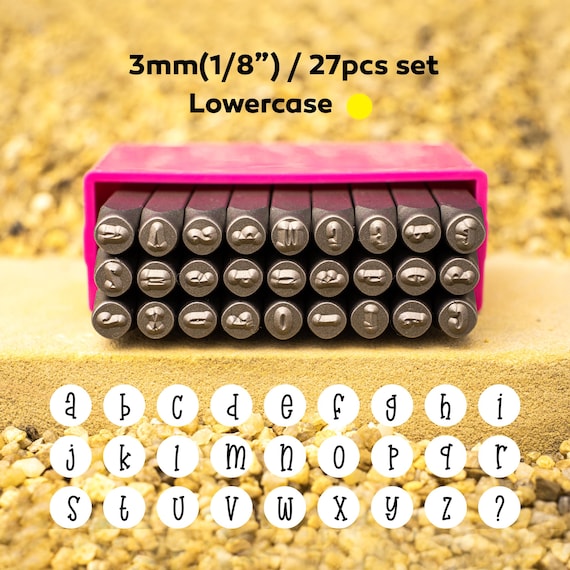 Stamping Kit Metal Design Stamps For Jewelry 3mm Metal Stamp With