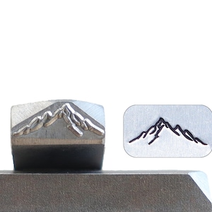 Peaks Metal Stamp,Custom Metal Stamping,Metal Punch Stamp,DIY Jewelry Stamp,Personlised Mark Stamp,Metal Branding Stamp