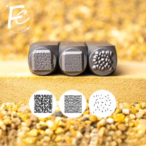 Texture Metal Stamp,Texture punch Tool,Patterned metal stamp,Metal Design Stamp, Supplies for Hand Stamped DIY, Jewelry Making