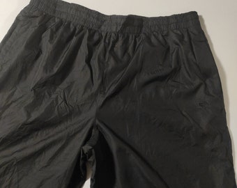 Starter Track Pants Vintage Xl full black nylon  Jogginghose #6787