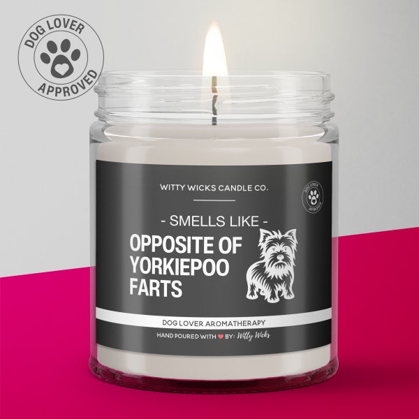 Yorkiepoo Gifts | Funny Yorkiepoo Gift | Yorkiepoo Candle | Yorkiepoo Mom | Gift for Yorkiepoo Owner | Unique Gift for Yorkiepoo Lover