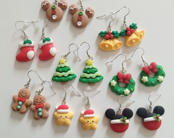 Pendientes navideños