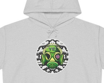 Camo Gas Mask men's and women's Unisex pullover Hoodie