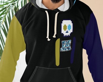 Vêtements de marque Tiller - Logo de la salle de bain - Sweats à capuche streetwear graphiques tête de mort personnalisés - Tissu moyennement épais - Sweat-shirt unisexe à la mode