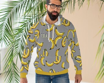 The Tiller Brand Apparel – That's Bananas – individuelle grafische Streetwear-Hoodies – mittelschwerer Stoff – modisches Unisex-Pullover-Sweatshirt