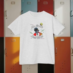 Camiseta infantil de astronauta y nave espacial, divertida camiseta juvenil "Sin objetivos, solo vibras", camiseta de verano para niños, top gráfico del espacio exterior