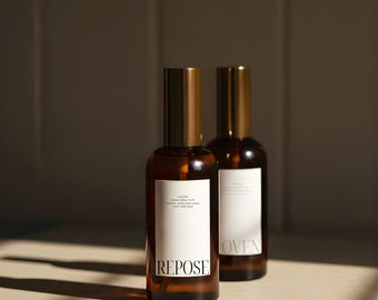 N.º 3 Repose Spray para habitación y cuerpo, aroma a lavanda y vainilla, 100 ml, aroma relajante.