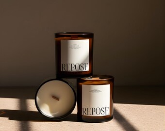 Nr. 3 rustkaars, geurkaars lavendel + vanille, 10 oz kalmerende geur