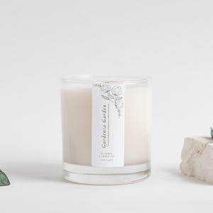 Candela Gardenia Tuberose: profumo floreale di cera di soia e cocco