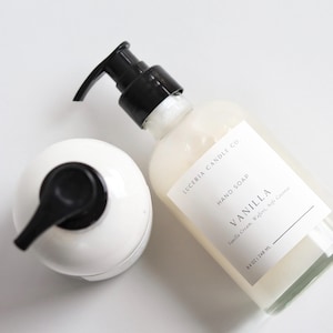 Vanilla Hand Soap: Warm Sugar & Coconut Scent - Gentle Cleanse