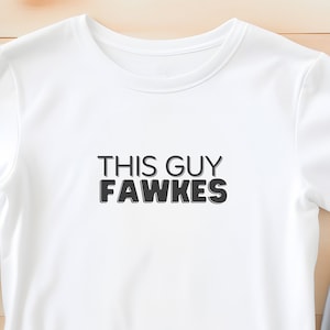 Dit Guy Fawkes Bold uniseks shirt, Guy Fox, V for Vendetta, perfecte boost voor dagelijks gebruik, opbeurend of grappig