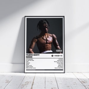 MT955 Travis Scott Music Album Cover Singer Star Rodeo Wall Art Picture  Canvas Painting Poster Prints