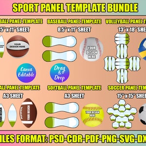 Basketball Panel Template Football Panel Template Baseball Panel Basketball Panel Template Football Panel Template Baseball Panel
