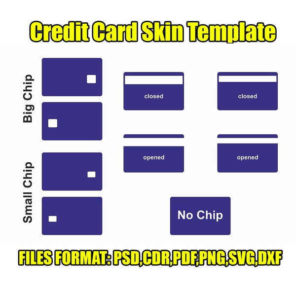 Credit Card Skin Template Svg Etsy Credit Card Skin Template Svg Etsy