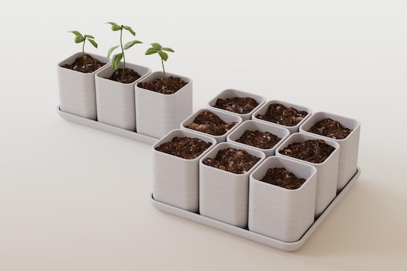 Small Herbs Modular Planter 3D Print File - Etsy