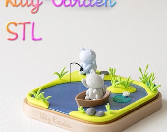 Kitty Garden - Summer pond