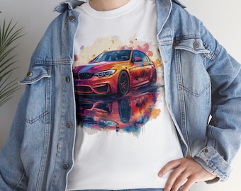 BMW M3 M4 T-Shirt, Automotive Car Print