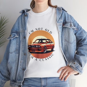 Vintage Car T-Shirt BMW E30 M3 Racing Streetwear - Gifts For Car Guys - Gift For Dad - Gift for Mom - Gift