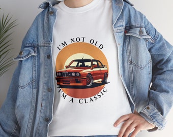 Camiseta vintage BMW E30 M3: regalo para los amantes de los coches clásicos