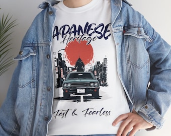 Japanisches Traditions-Auto-T-Shirt - Tokyo Streetwear Fashion