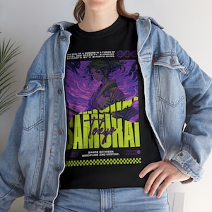 Japanese Tshirt, anime girl tshirt, Japanese Streetwear shirt, Harajuku shirt, Y2K style, aesthetic shirt, manga t-shirt