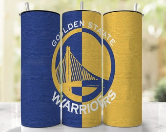 Golden state Tumbler 20 oz Skinny | Stitch | Tumbler Sublimation Designs, Full Tumbler Wrap, Digital Downloads| Png