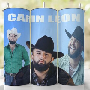 Carin Leon sublimation tumbler wrap png Carin Leon Gift, Skinny Tumbler, 20oz Tumbler Custom Tumbler