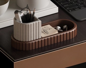 Desk Organiser, Office Desk Storage, Office organiser, pens and pencil organiser, simple, minimalistic, modern design