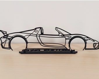 Porsche 918 Spyder Racing Car Art, Home Decor, Modern Standing Wall, Bedroom Decor for car enthusiasts