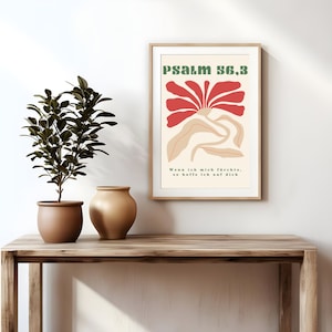 Cartel cristiano, Salmo, Dios nuestra esperanza, oración, motivación, Biblia, decoración, Jesús, A2, A3, A4