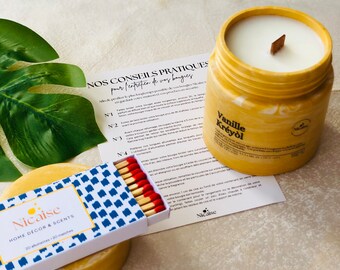 Vanilla Scented Candle - Handcrafted Fragrance