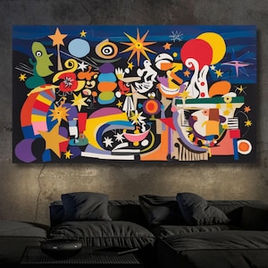 Experience the vibrant world of Joan Miró with our high-quality canvas prints, featuring his iconic surreal and abstract artworks Canvas Art