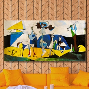 Stampa artistica su tela di Pablo Picasso, Pablo Picasso Canvas Cubism Art, stampa su tela, Pablo Picasso Artwork, Guernica Canvas Poster