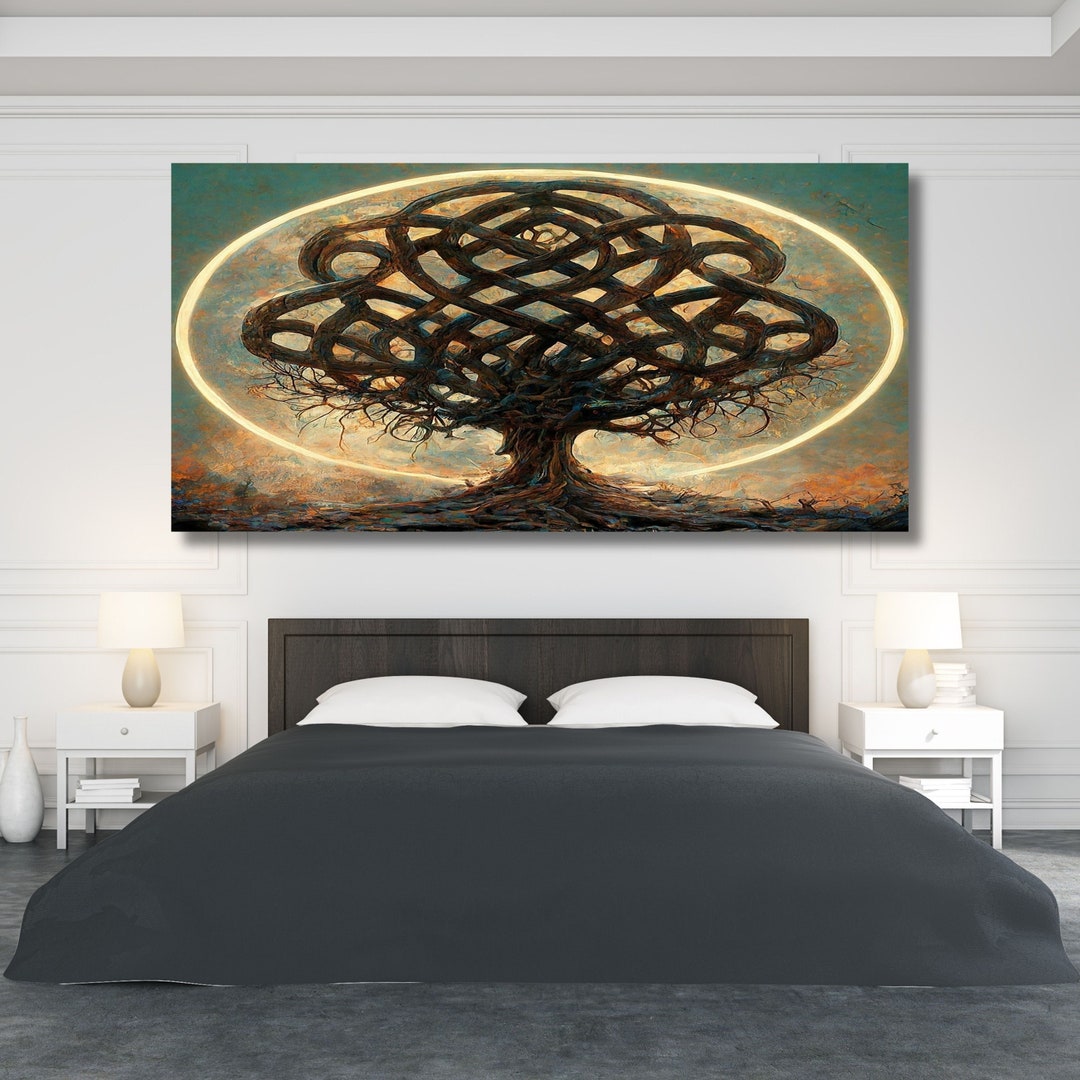 Gustav Klimt Tree of Life Canvas Art: Extra Large Framed Poster - Etsy