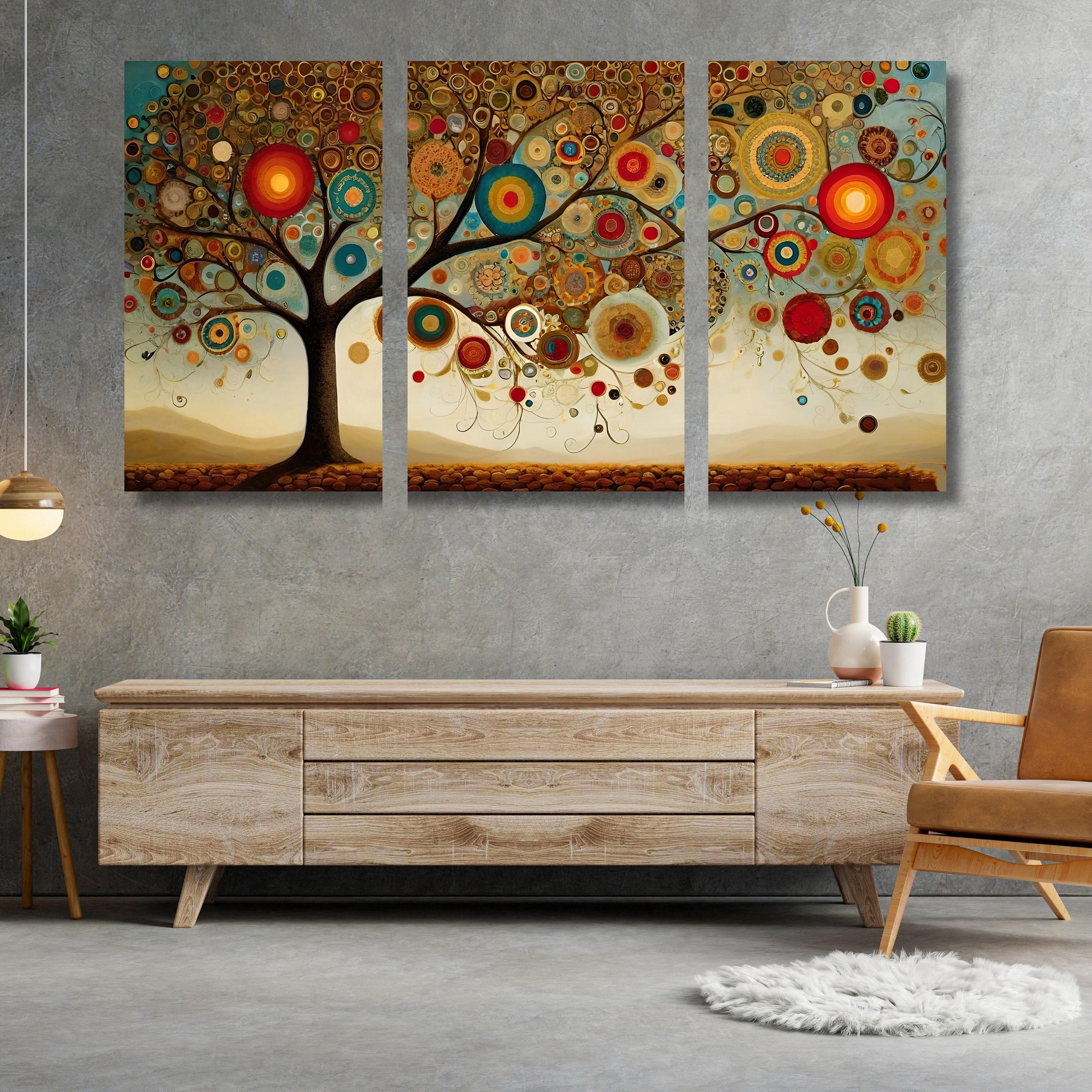Gustav Klimt Tree of Life Canvas Print Art: Extra Large Framed Wall ...