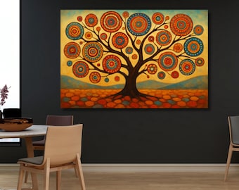 Gustav Klimt Tree of Life Canvas Print - Ready to Hang
