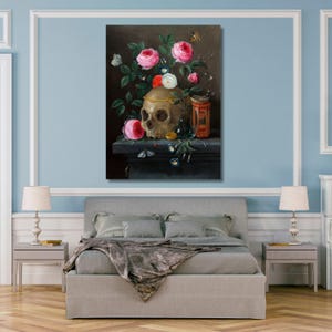 Vanitas Still Life de Jan van Kessel Canvas Wall Art Vanitas Still Life Print, Jan van Kessel Wall Art Jan van Kessel Home Decor art
