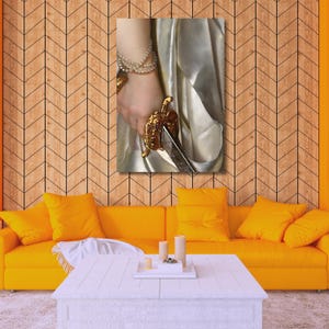 Victorian Sword Canvas Housewarming Gift Woman with Sword Print Museum Exhibition art victorian canvas Wall Art victorian Reproduction art