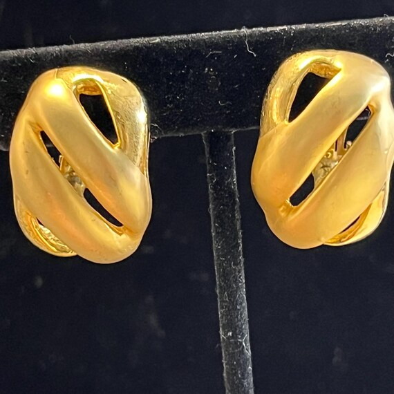 Vintage 1980's Double Loop Infinity Loop Double K… - image 7